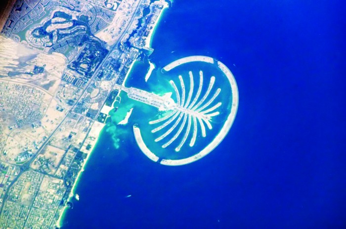 迪拜棕榈島海堤建築工程