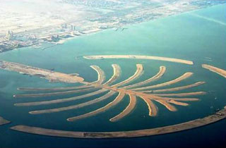 迪拜棕榈島部分填海工程